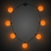 LED Orange Ball Necklace
